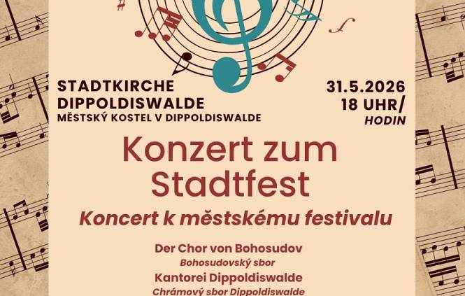 Konzert zum Stadtfest in Dippoldiswalde am 31.5.