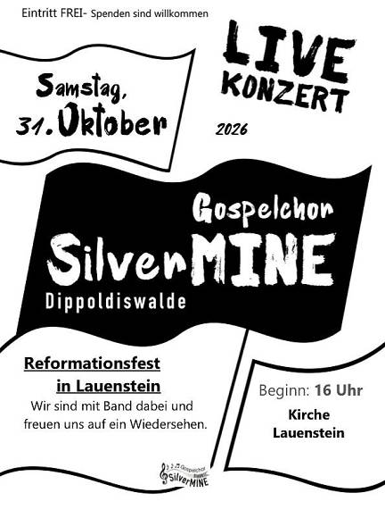 Kirche Lauenstein Gospel zum Reformationsfest