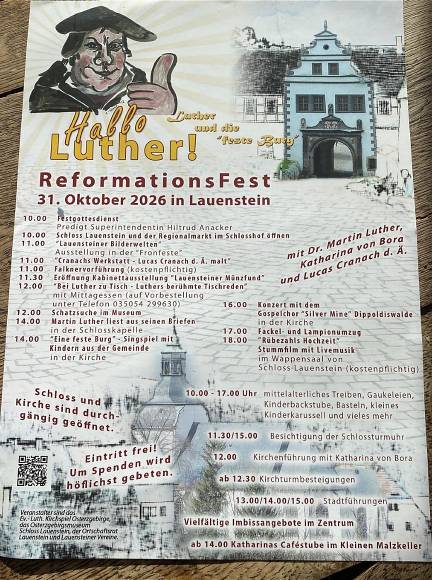 Reformationsfest in Lauenstein