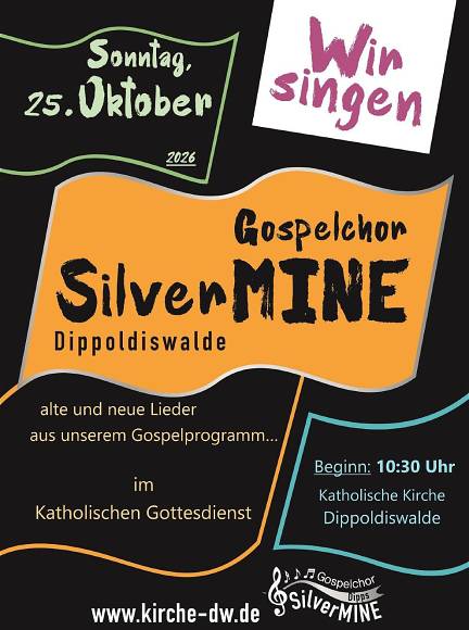 Gospelkonzert kath. Kirche Dippoldiswalde