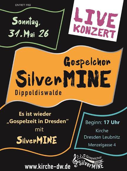 Gospelkonzert in Dresden Leubnitz 31.o5.26